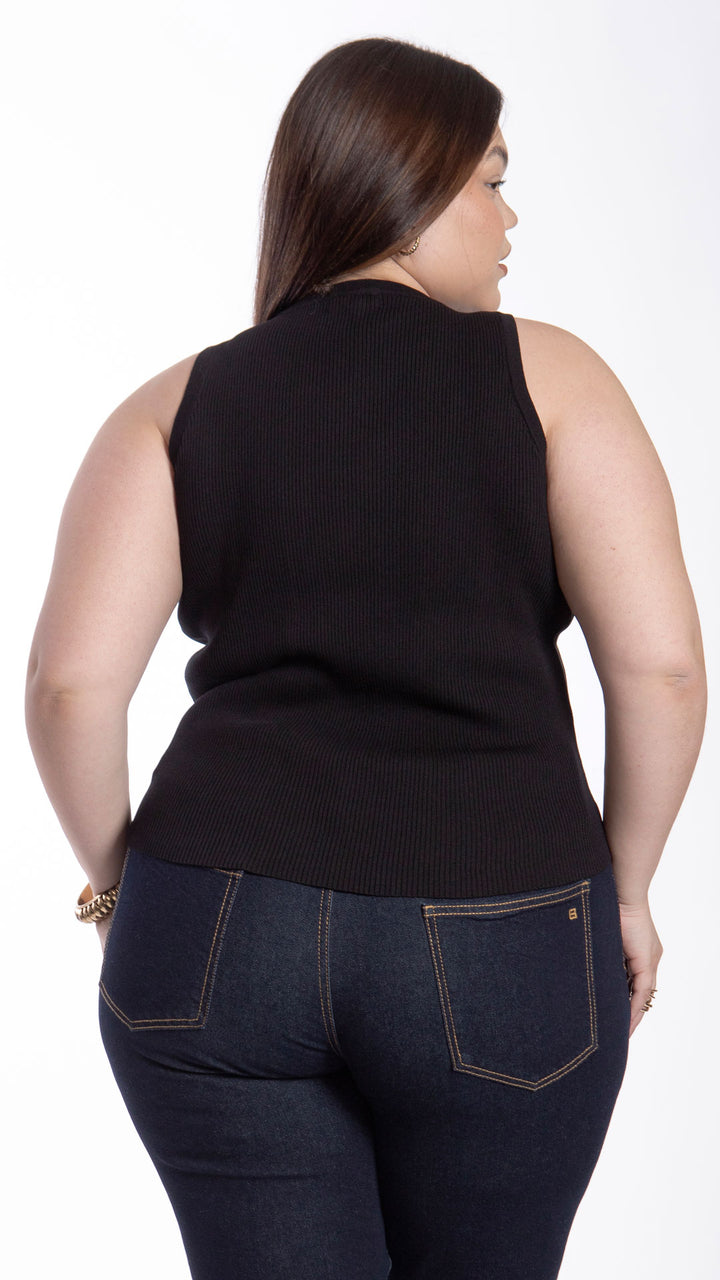 Blusa Sin Mangas Curvy B Basic BB0185