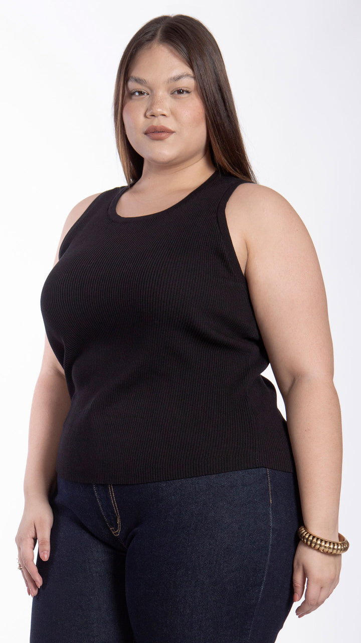 Blusa Sin Mangas Curvy B Basic BB0185