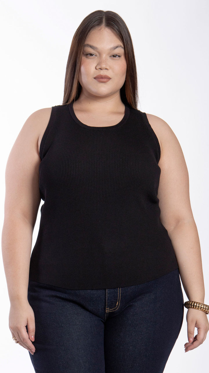 Blusa Sin Mangas Curvy B Basic BB0185