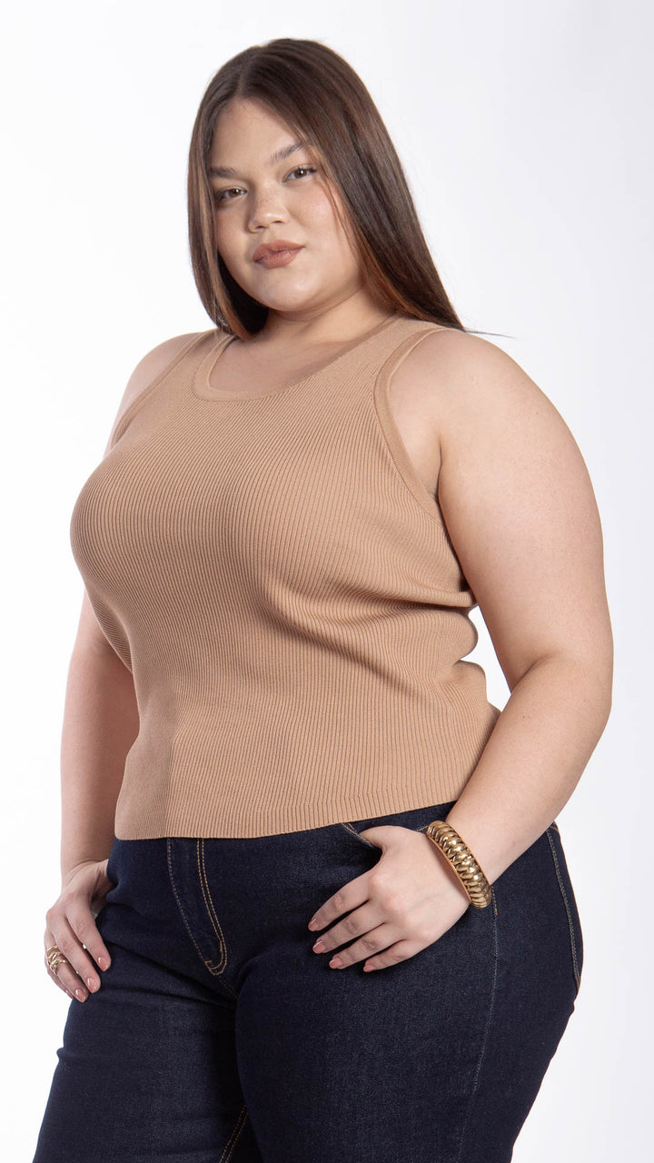 Blusa Sin Mangas Curvy B Basic BB0185