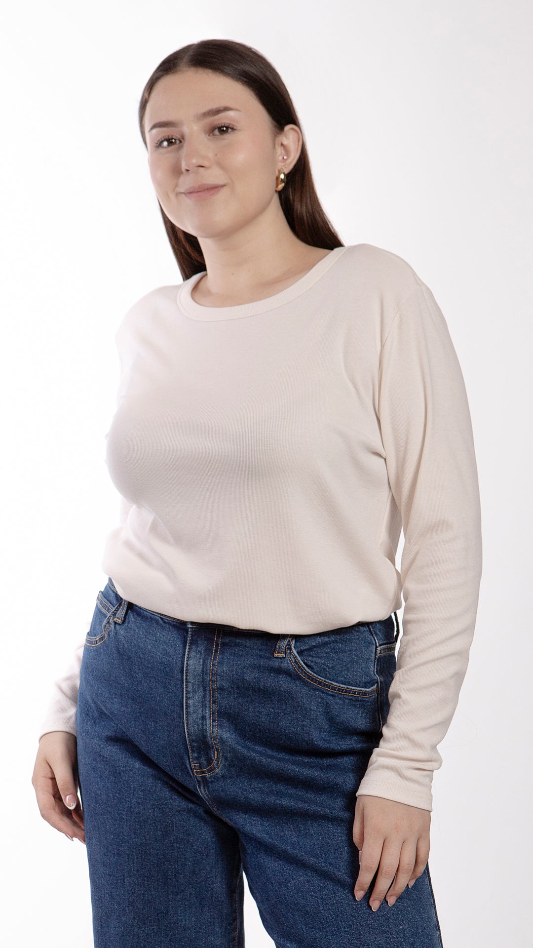Blusa Manga Larga Curvy B Basic BB0240