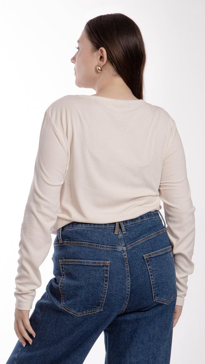 Blusa Manga Larga Curvy B Basic BB0240