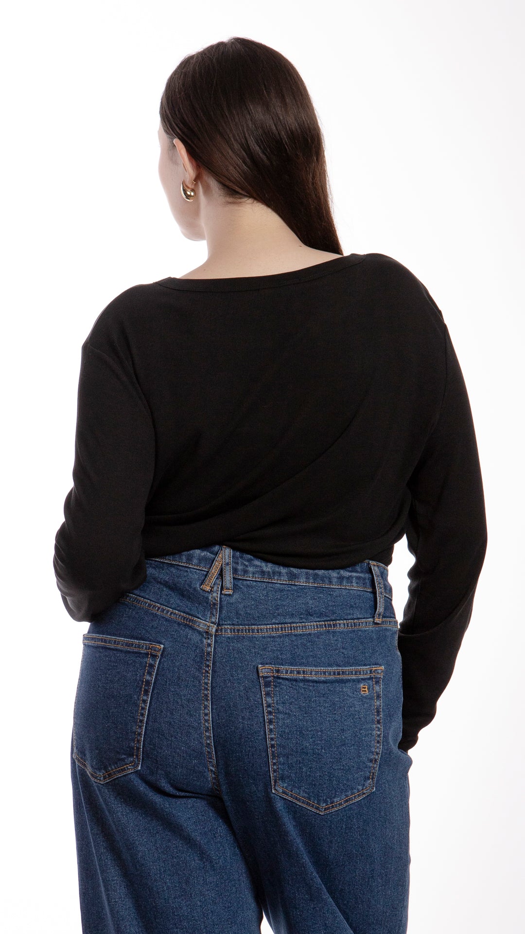 Blusa Manga Larga Curvy B Basic BB0240