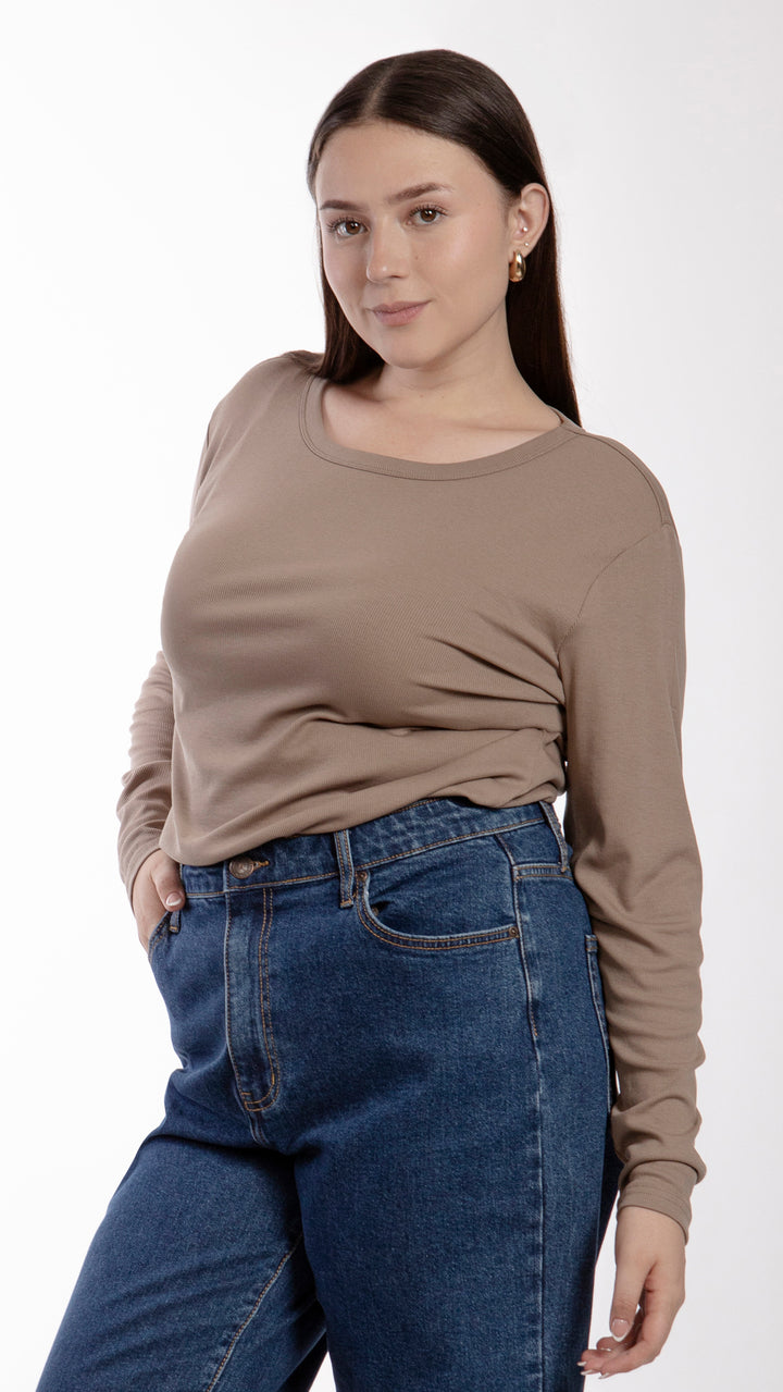 Blusa Manga Larga Curvy B Basic BB0240
