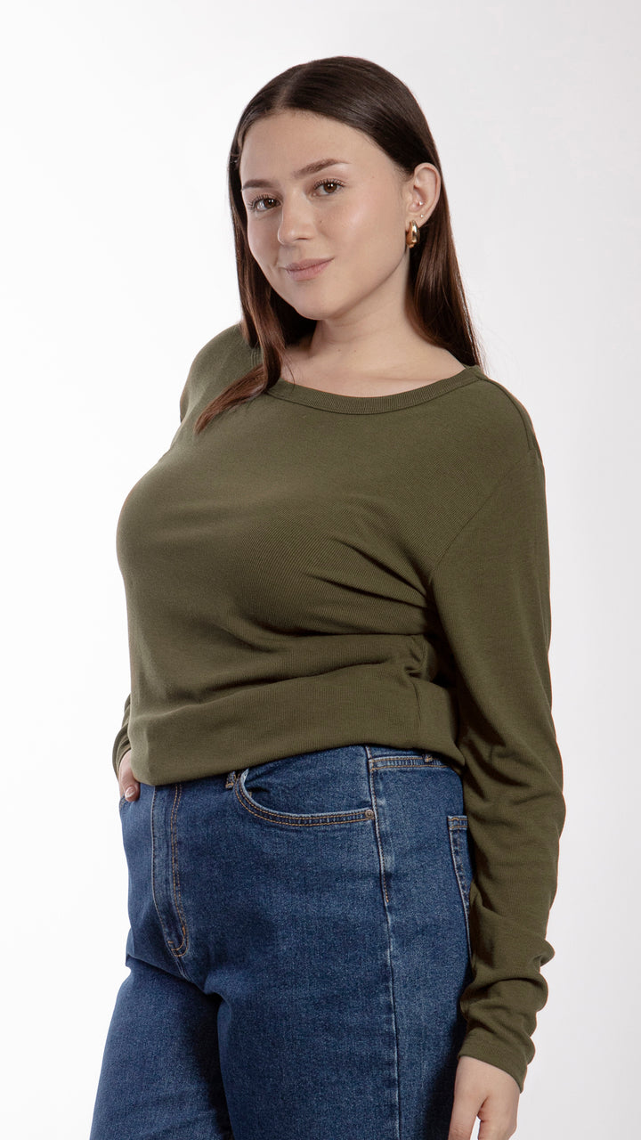 Blusa Manga Larga Curvy B Basic BB0240