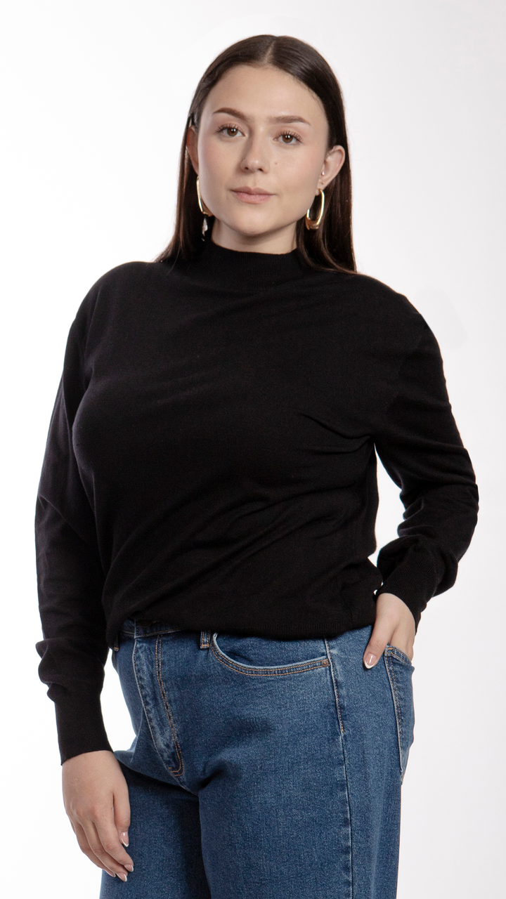 Blusa Manga Larga Curvy B Basic BB0248
