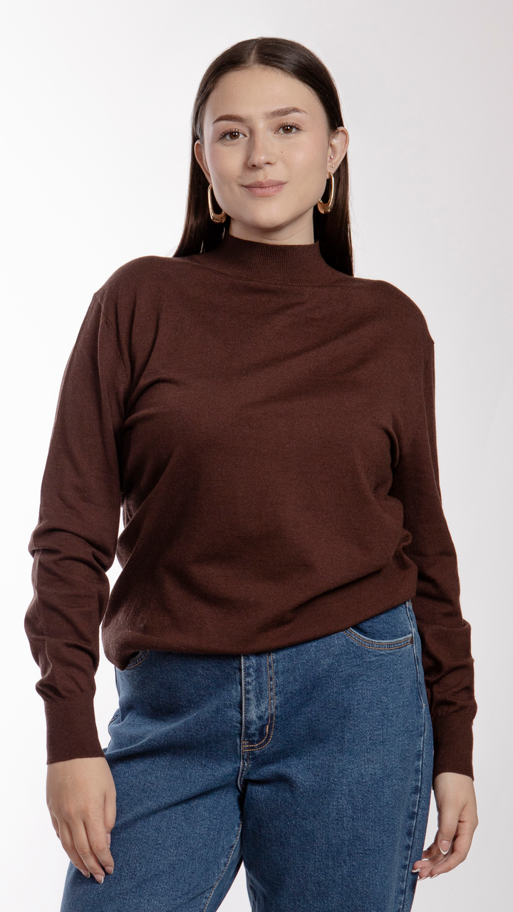 Blusa Manga Larga Curvy B Basic BB0248