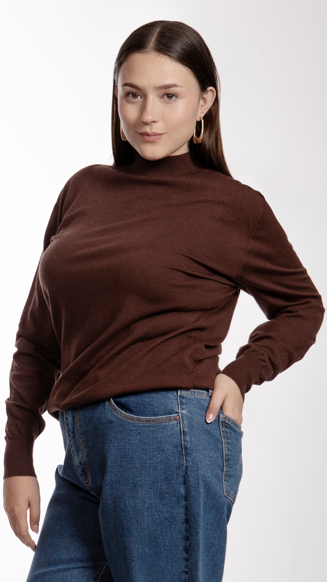Blusa Manga Larga Curvy B Basic BB0248