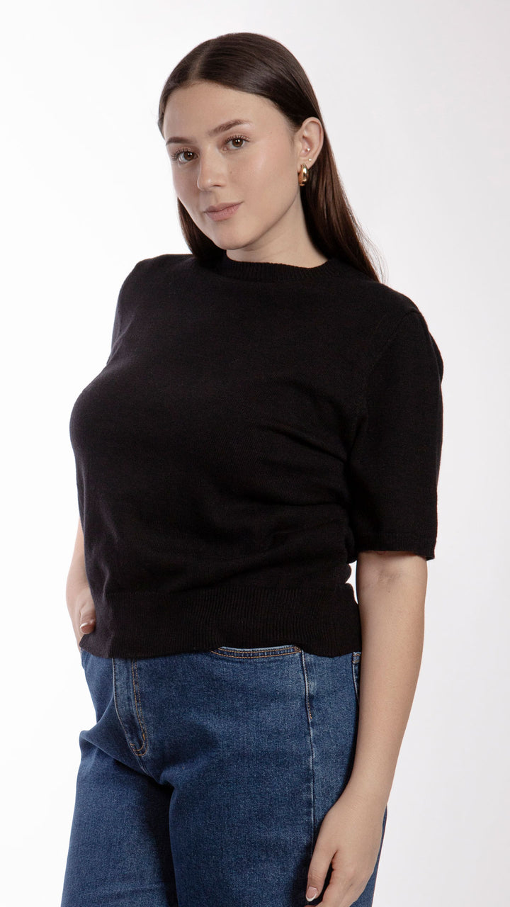 Blusa Manga Corta Curvy B Basic BB0256