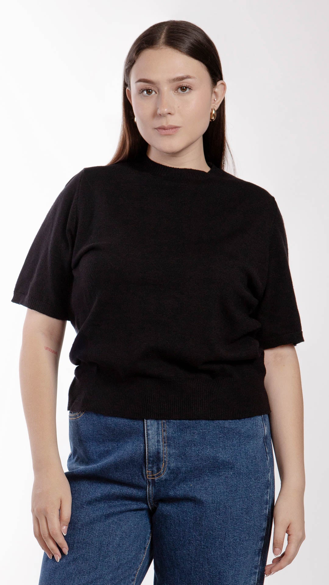 Blusa Manga Corta Curvy B Basic BB0256