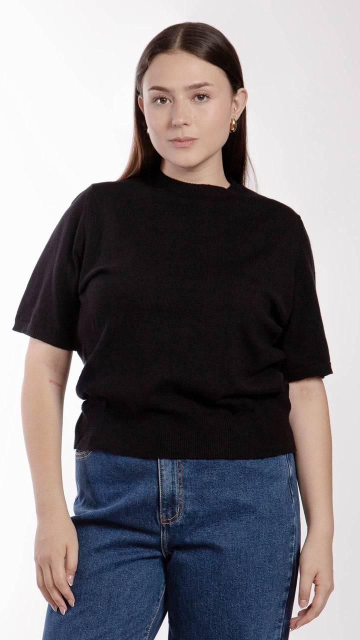 Blusa Manga Corta Curvy B Basic BB0256