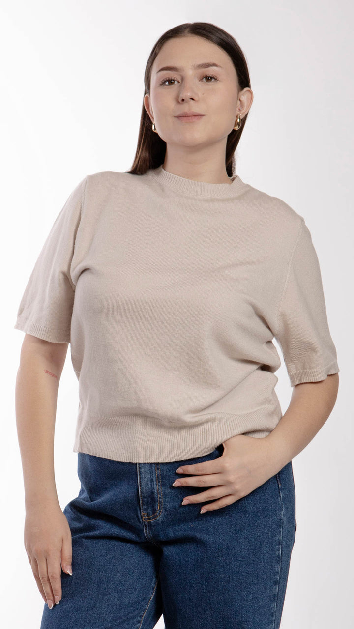 Blusa Manga Corta Curvy B Basic BB0256