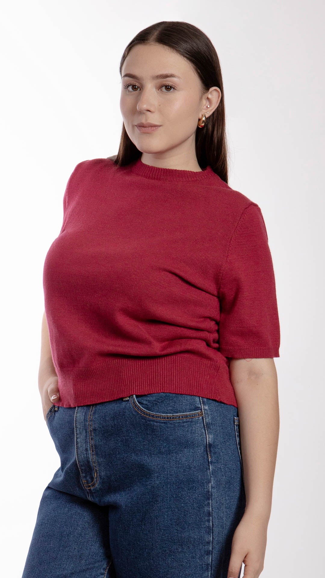 Blusa Manga Corta Curvy B Basic BB0256