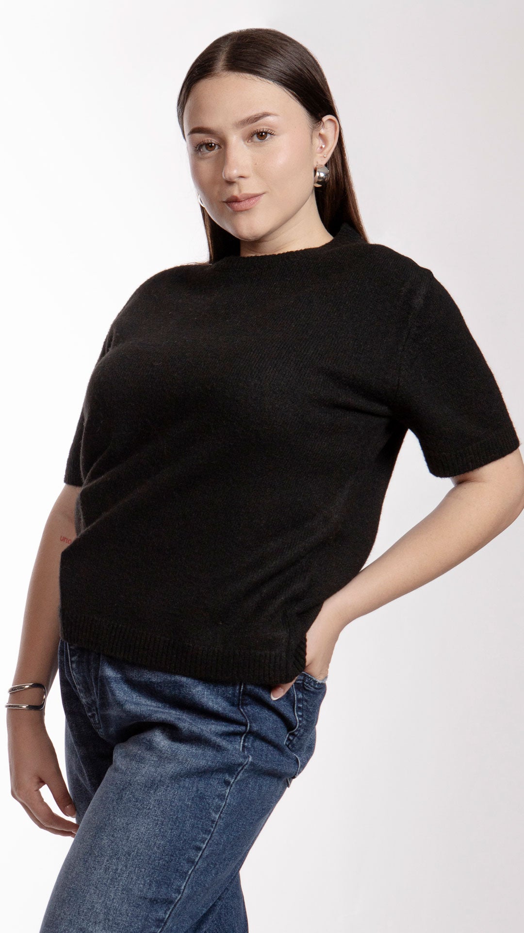 Blusa Manga Larga Curvy B Basic BB0257