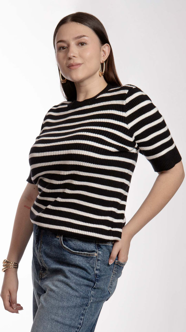 Blusa Manga Tres Cuartos Curvy B Basic BB0259