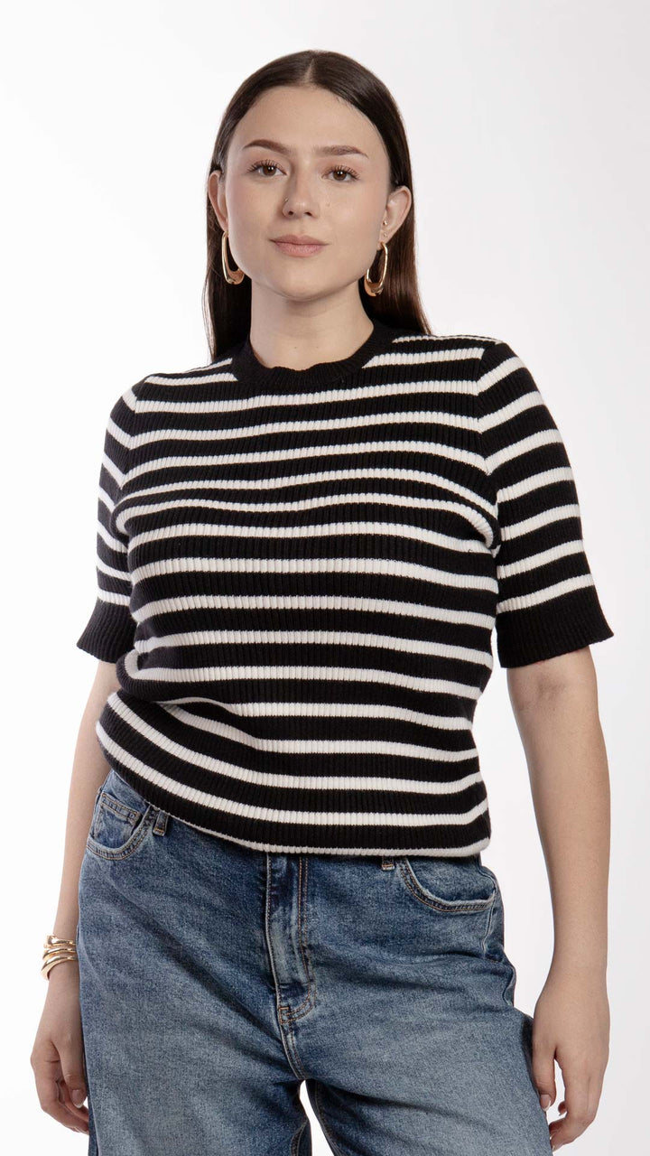 Blusa Manga Tres Cuartos Curvy B Basic BB0259