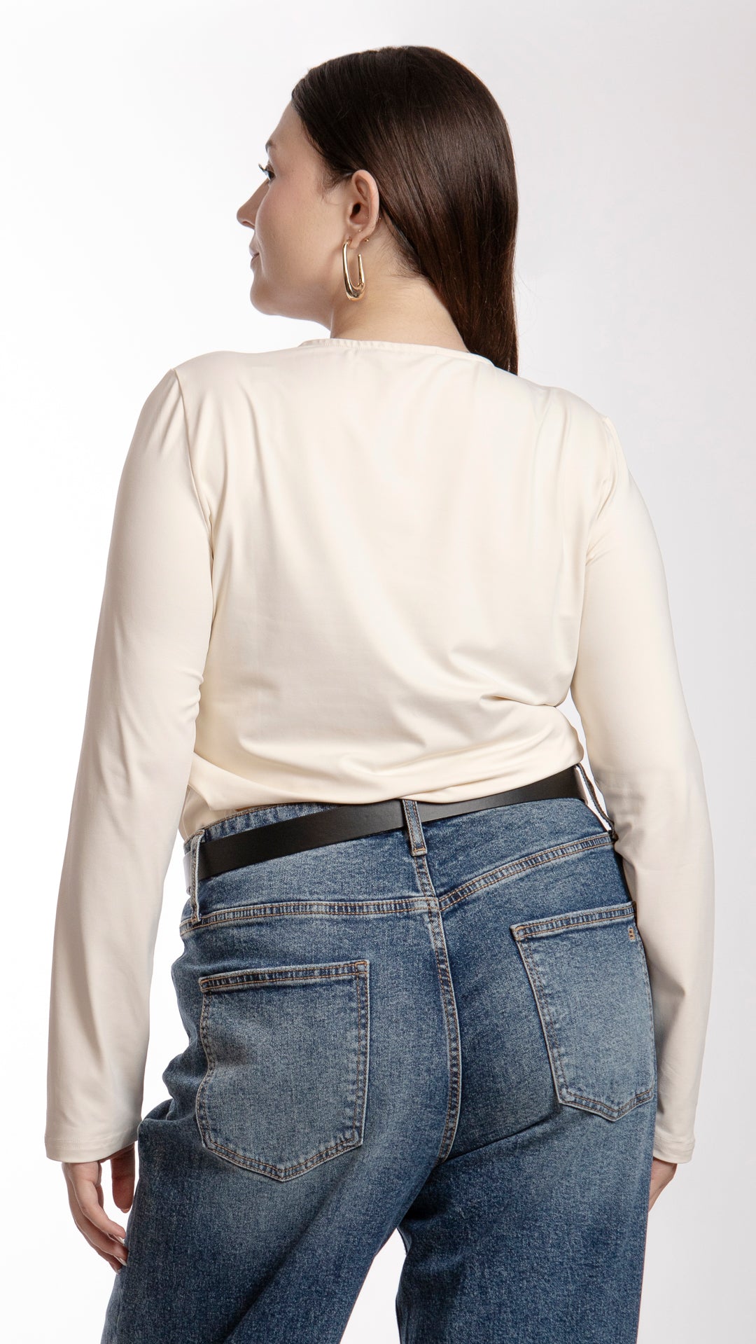 Blusa Manga Larga Curvy B Basic BB0267