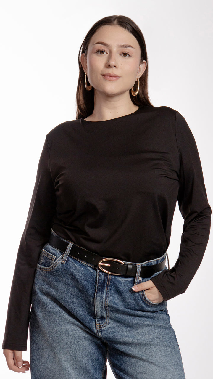 Blusa Manga Larga Curvy B Basic BB0267