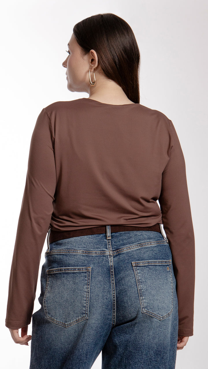 Blusa Manga Larga Curvy B Basic BB0267