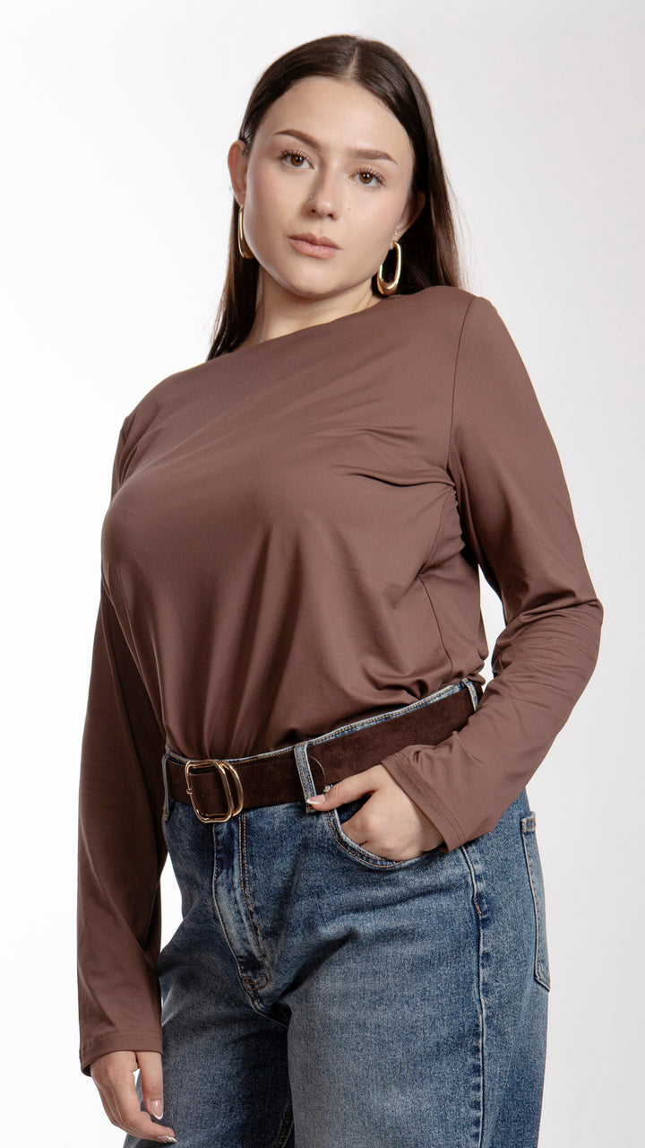 Blusa Manga Larga Curvy B Basic BB0267
