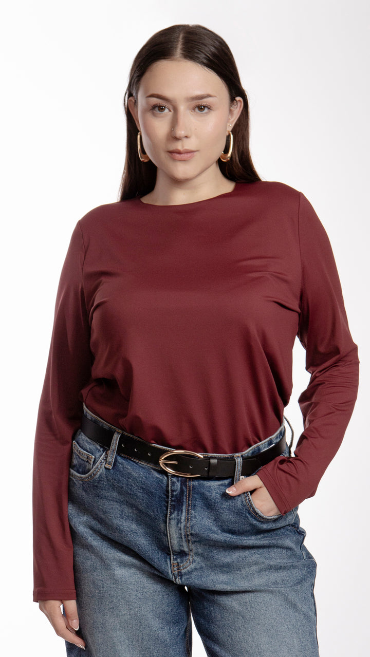 Blusa Manga Larga Curvy B Basic BB0267