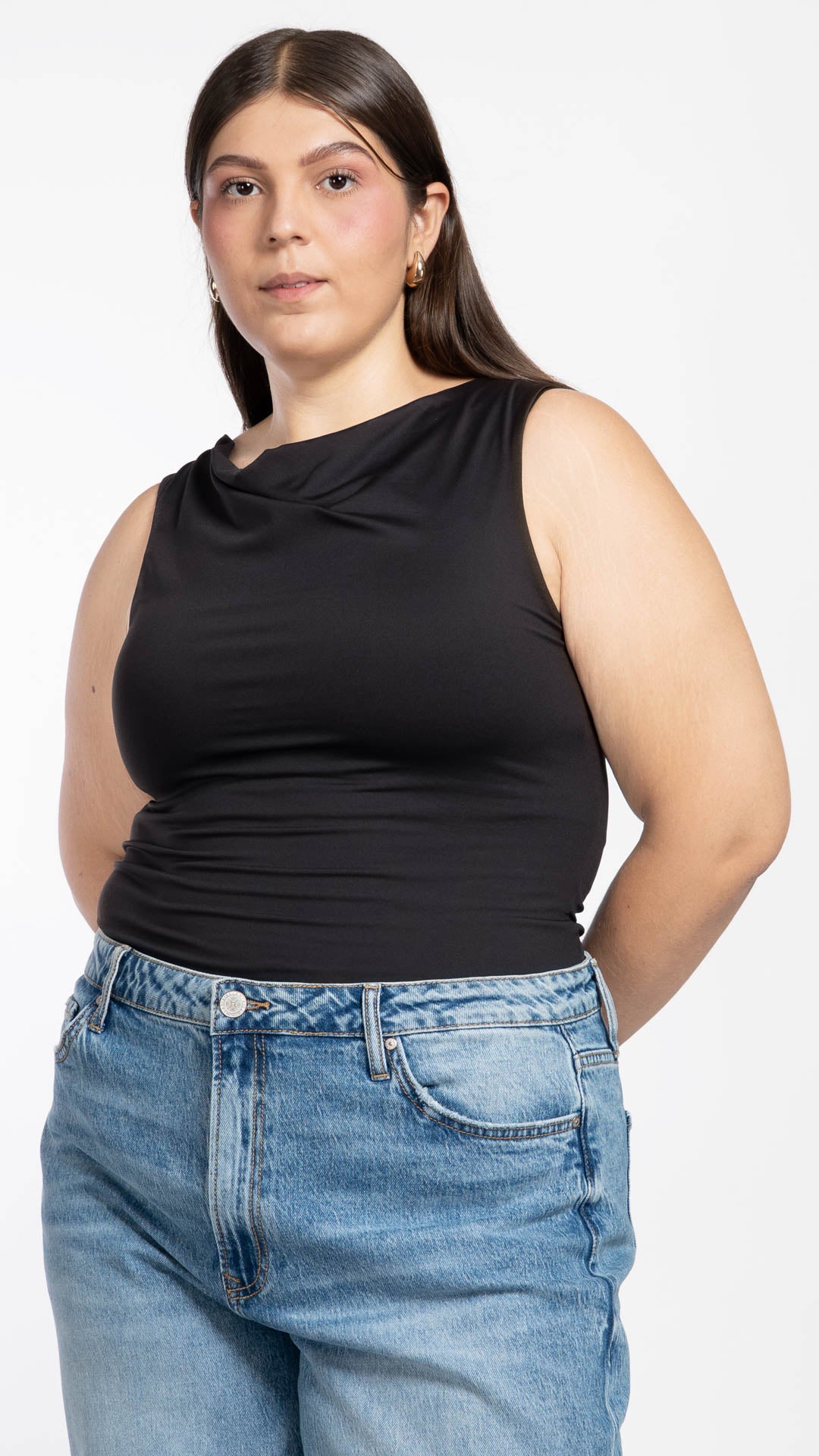 Blusa Sin Mangas Curvy B Basic BB0269