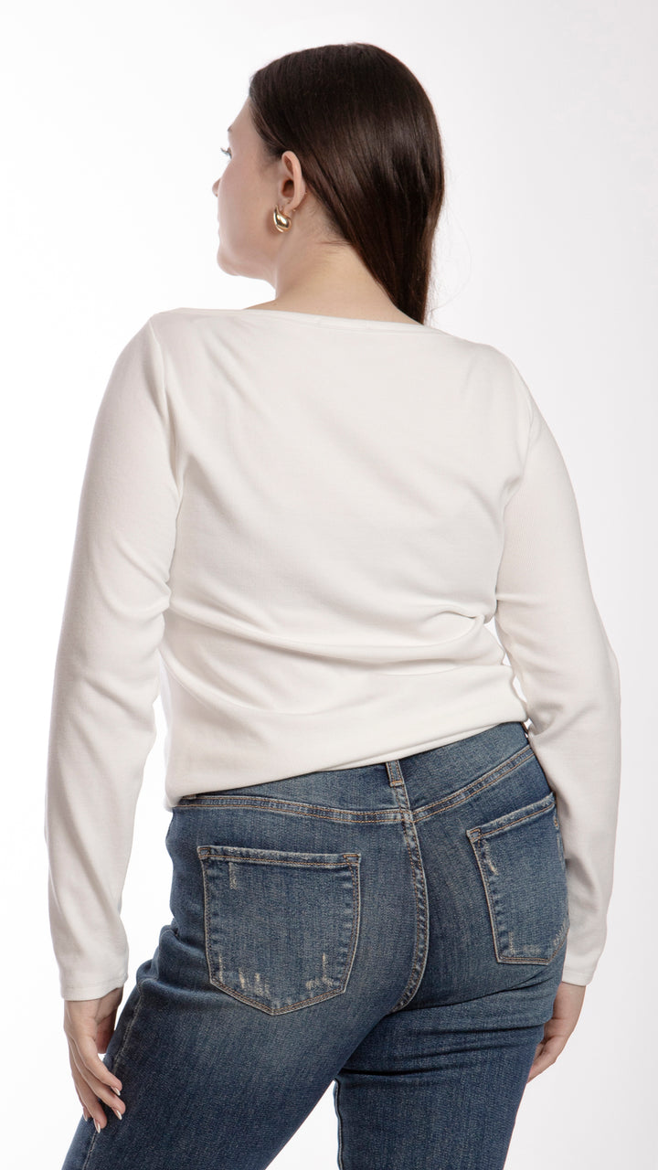 Blusa Manga Larga Curvy B Basic BB0278