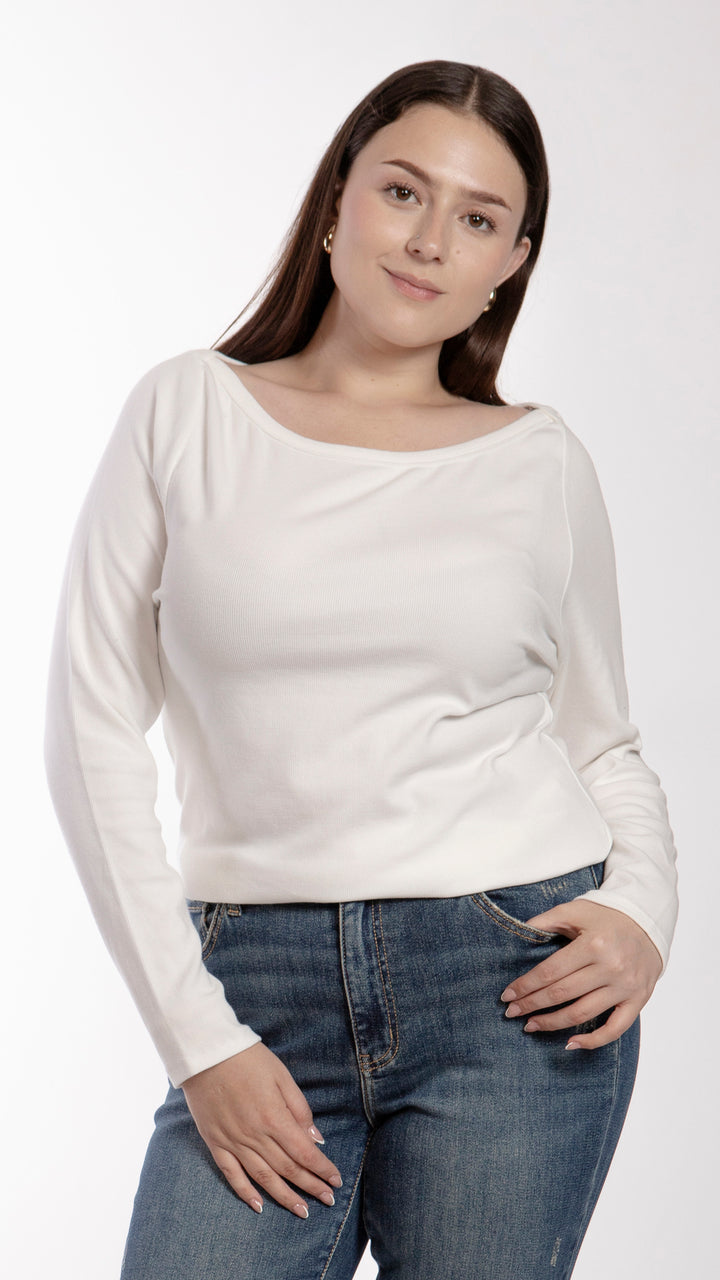 Blusa Manga Larga Curvy B Basic BB0278