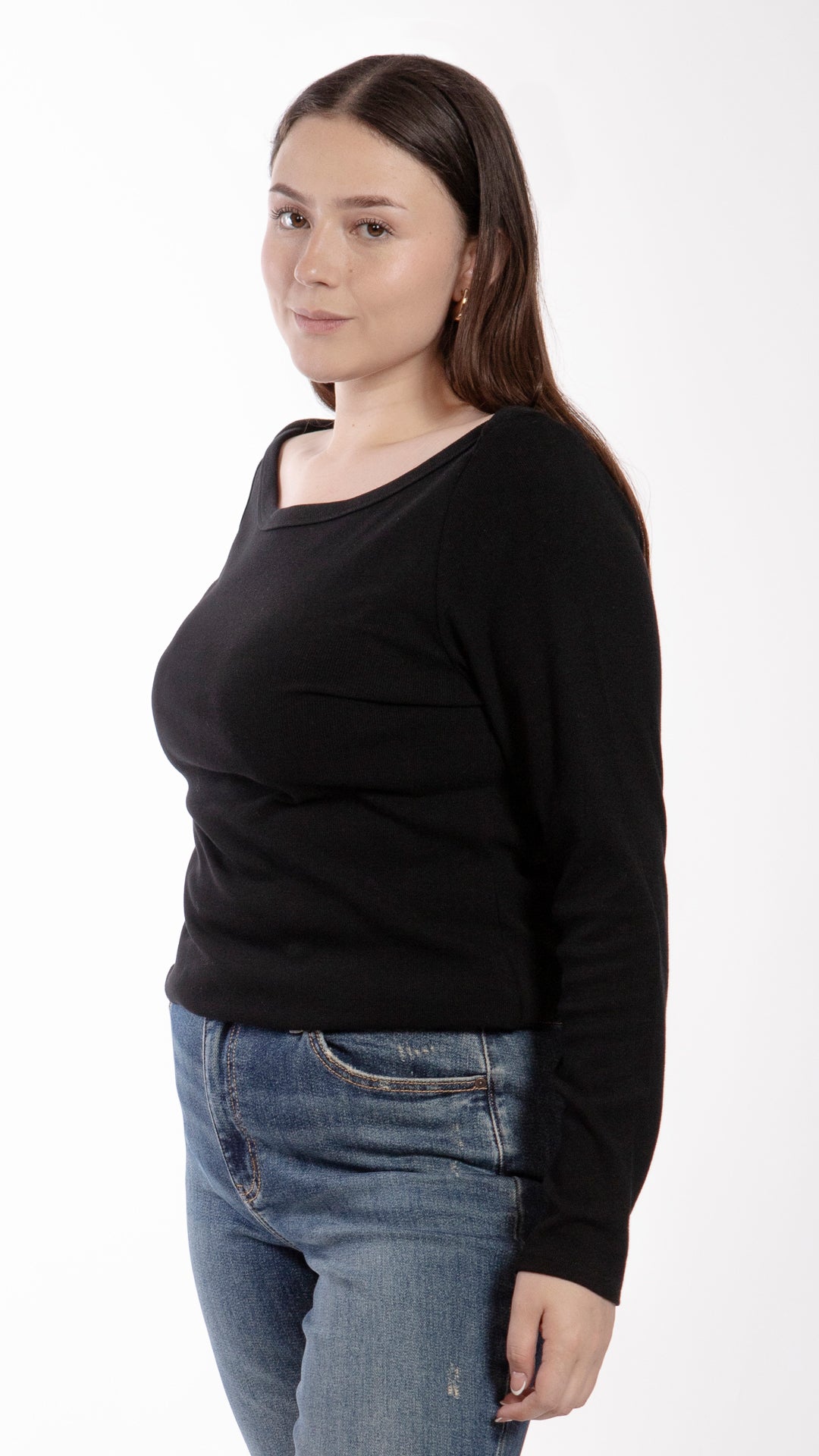 Blusa Manga Larga Curvy B Basic BB0278