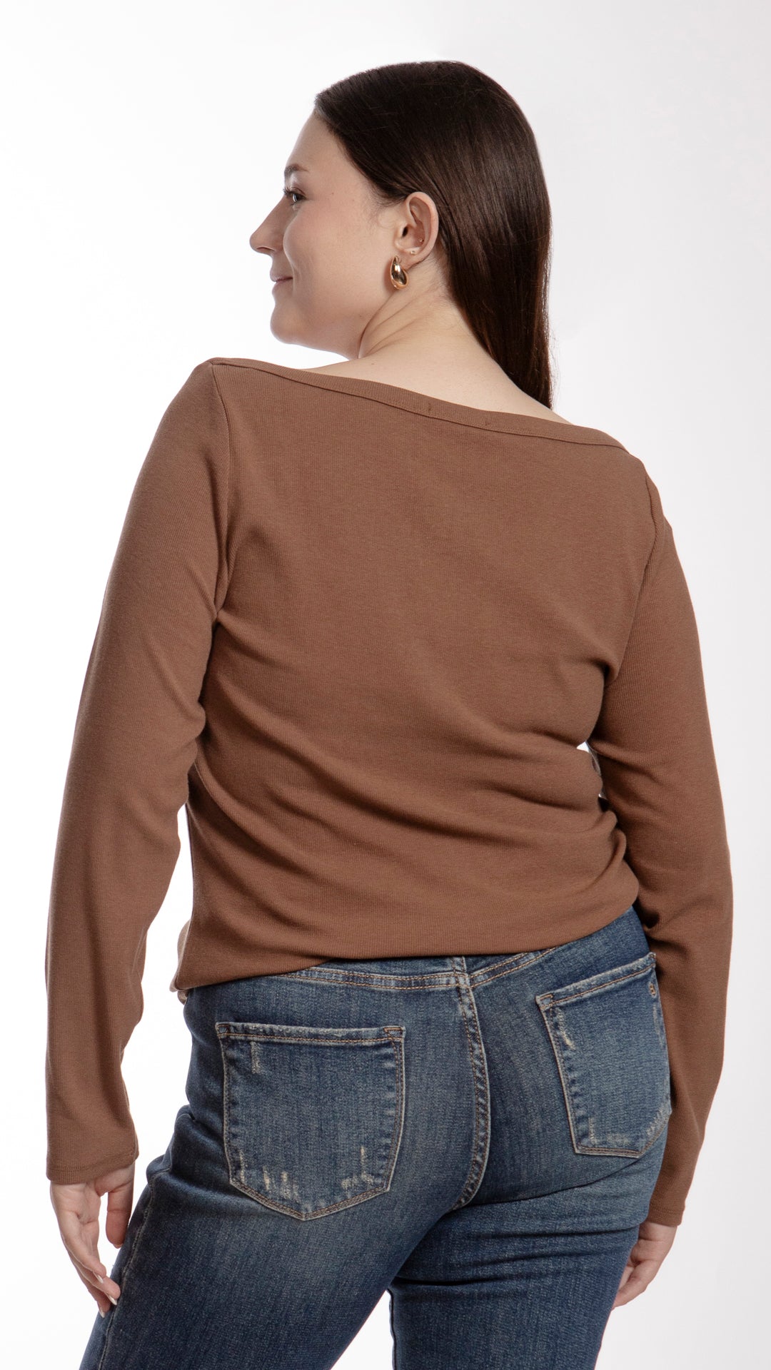 Blusa Manga Larga Curvy B Basic BB0278