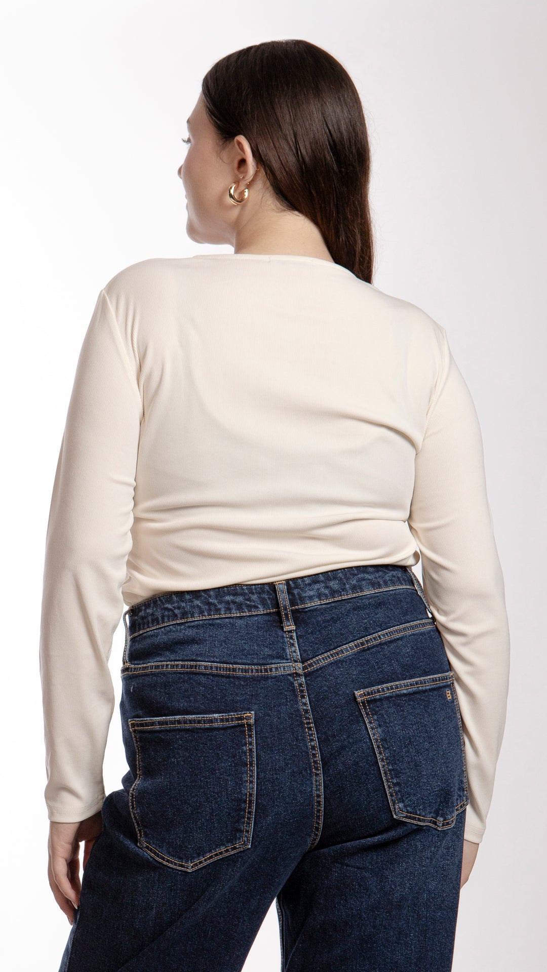 Blusa Manga Larga Curvy B Basic BB0279