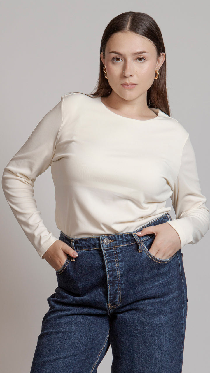 Blusa Manga Larga Curvy B Basic BB0279
