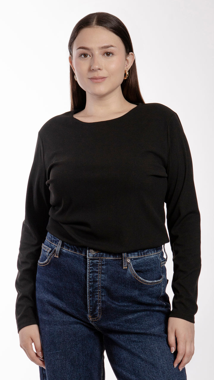 Blusa Manga Larga Curvy B Basic BB0279