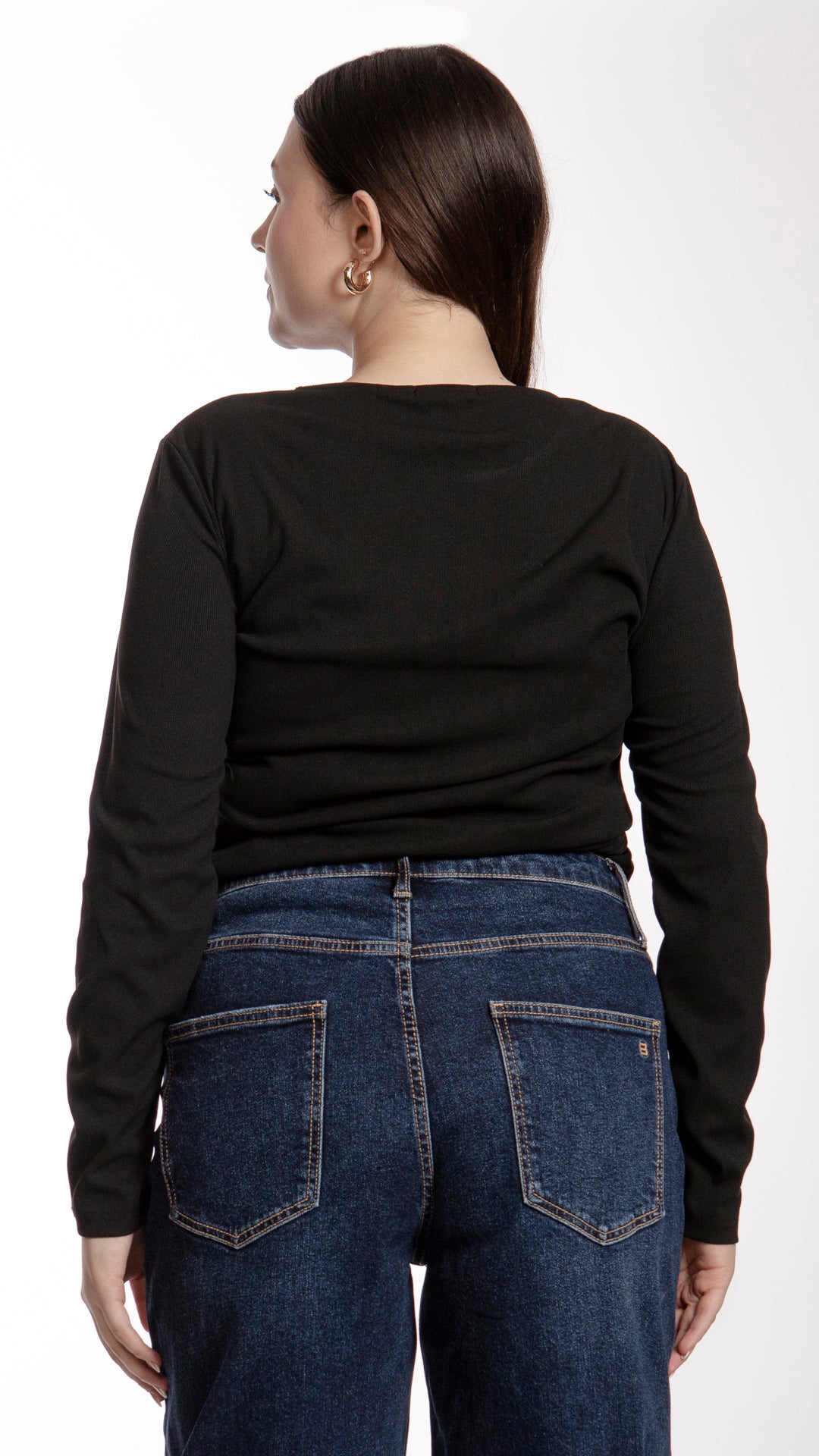 Blusa Manga Larga Curvy B Basic BB0279