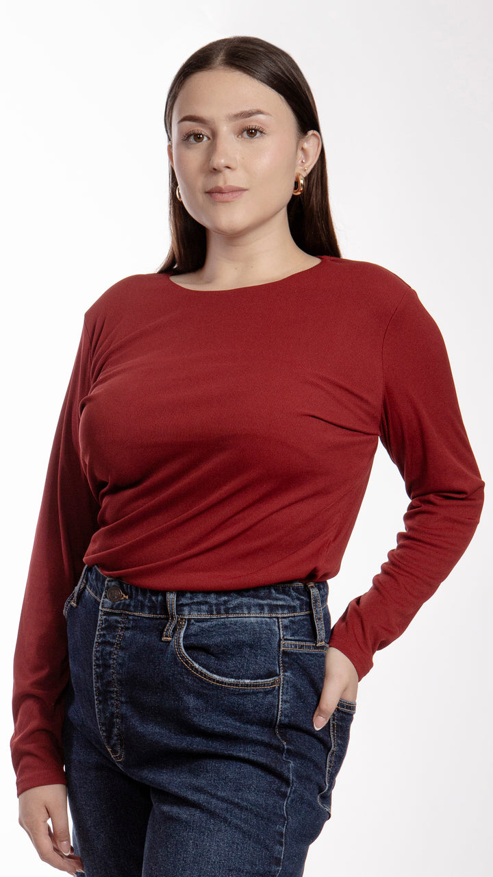 Blusa Manga Larga Curvy B Basic BB0279
