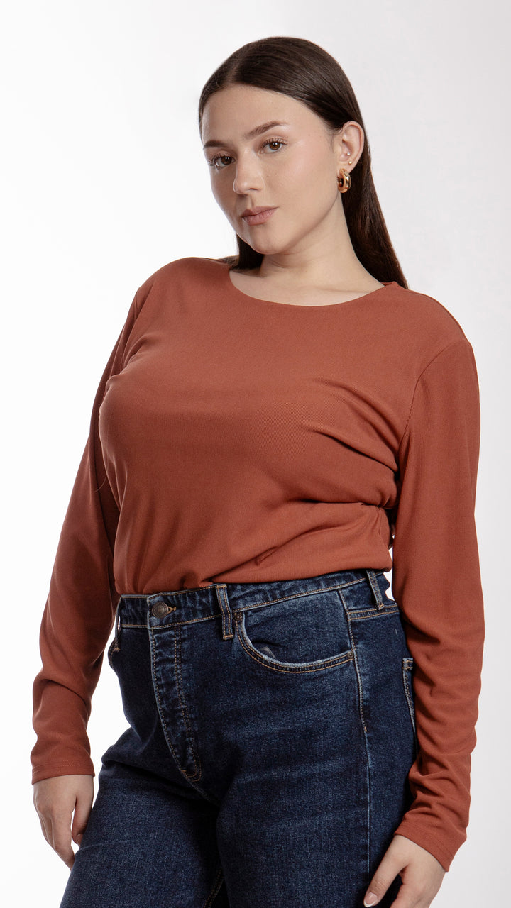 Blusa Manga Larga Curvy B Basic BB0279