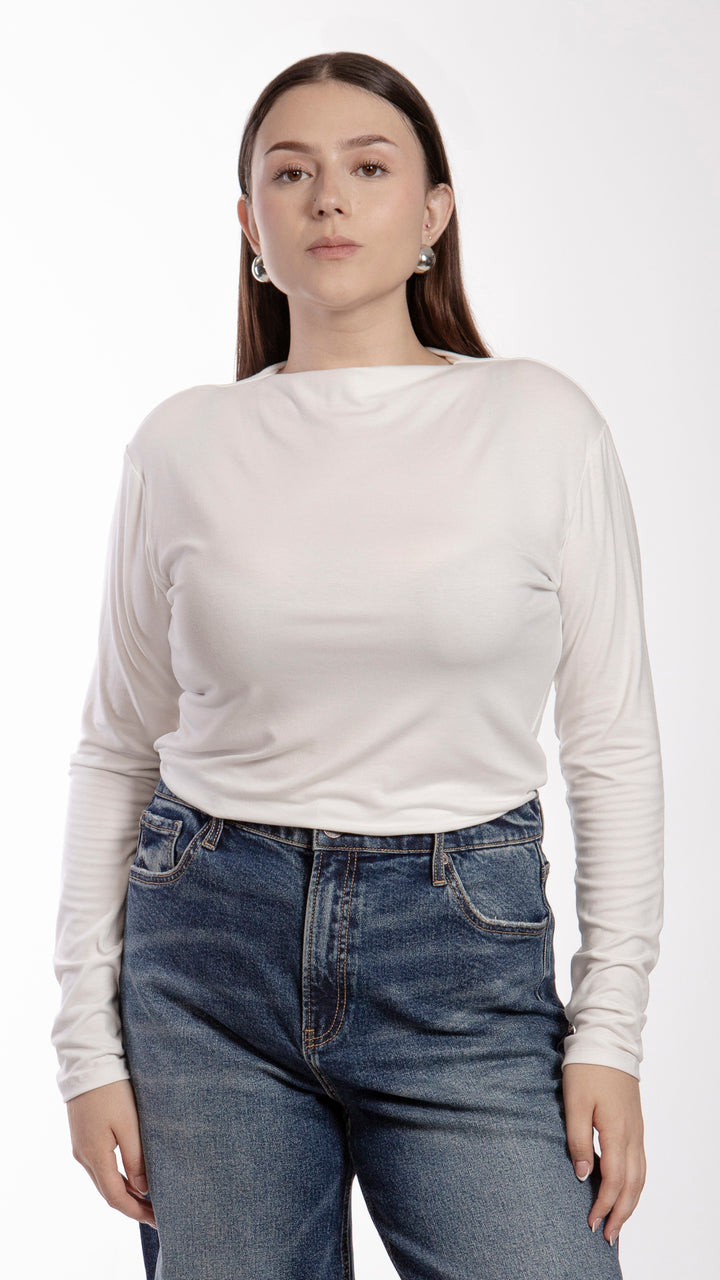 Blusa Manga Larga Curvy B Basic BB0284