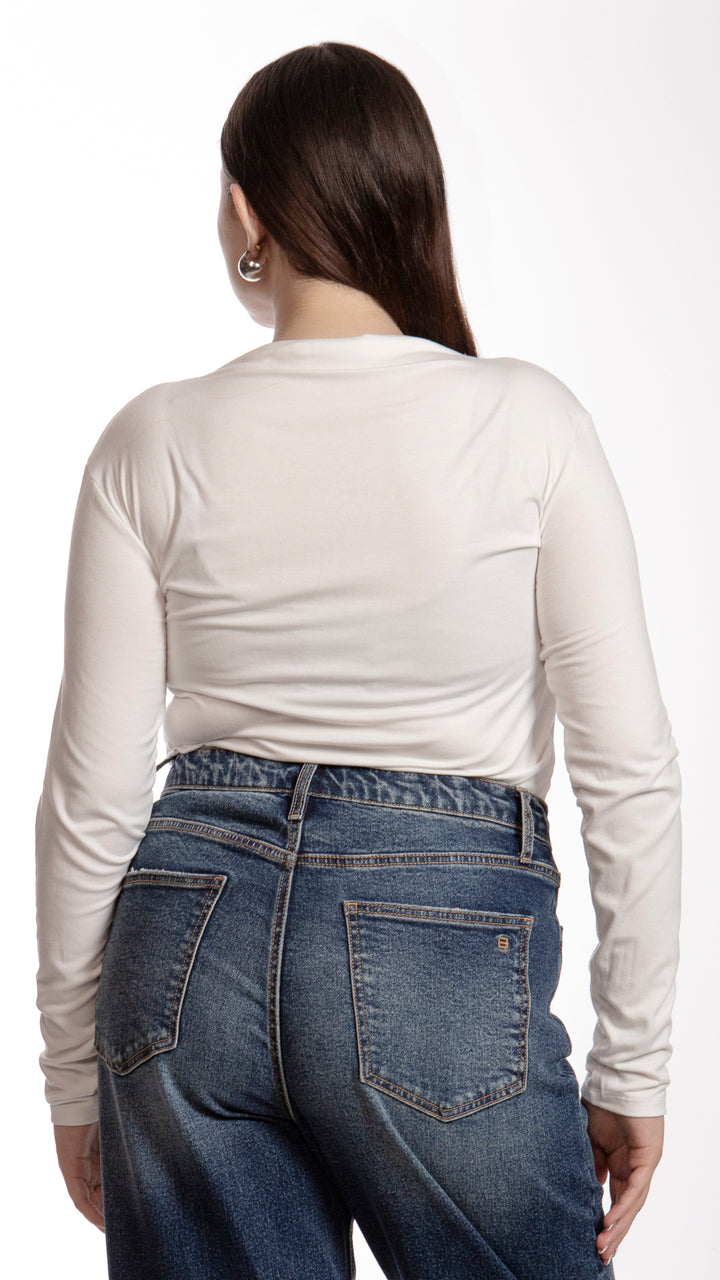 Blusa Manga Larga Curvy B Basic BB0284