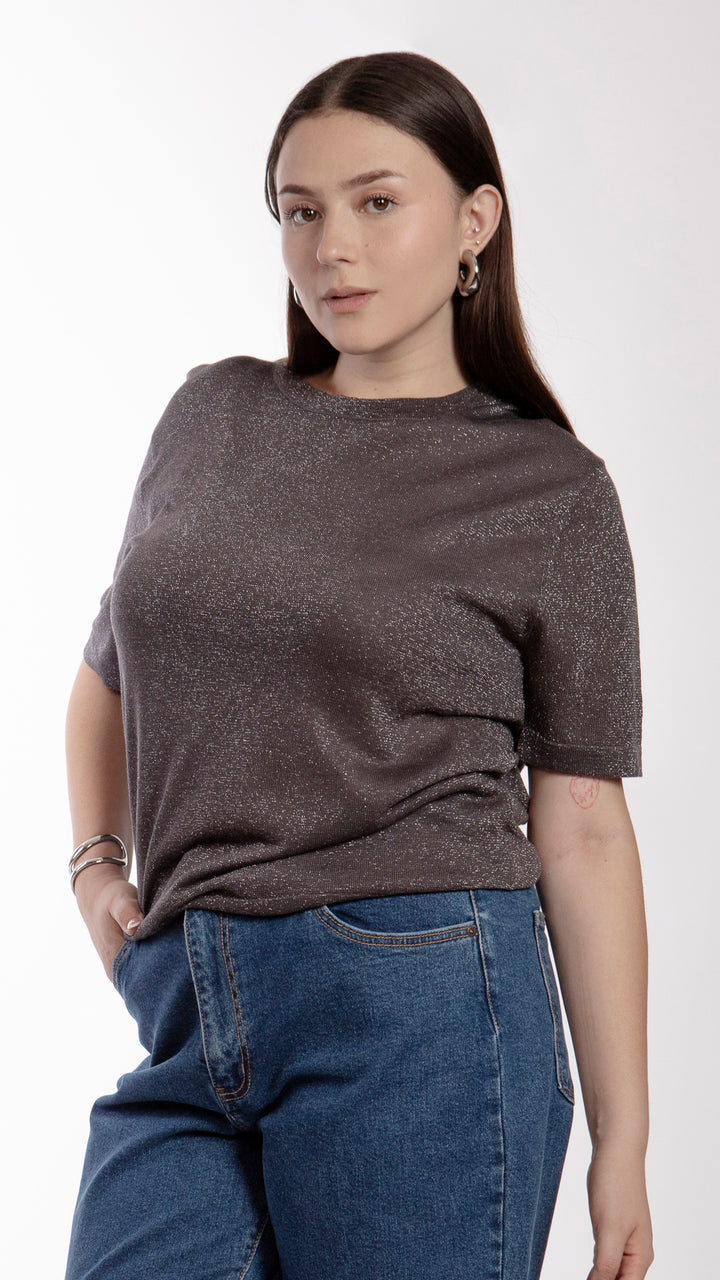 Blusa Manga Corta Curvy B Basic BB0287