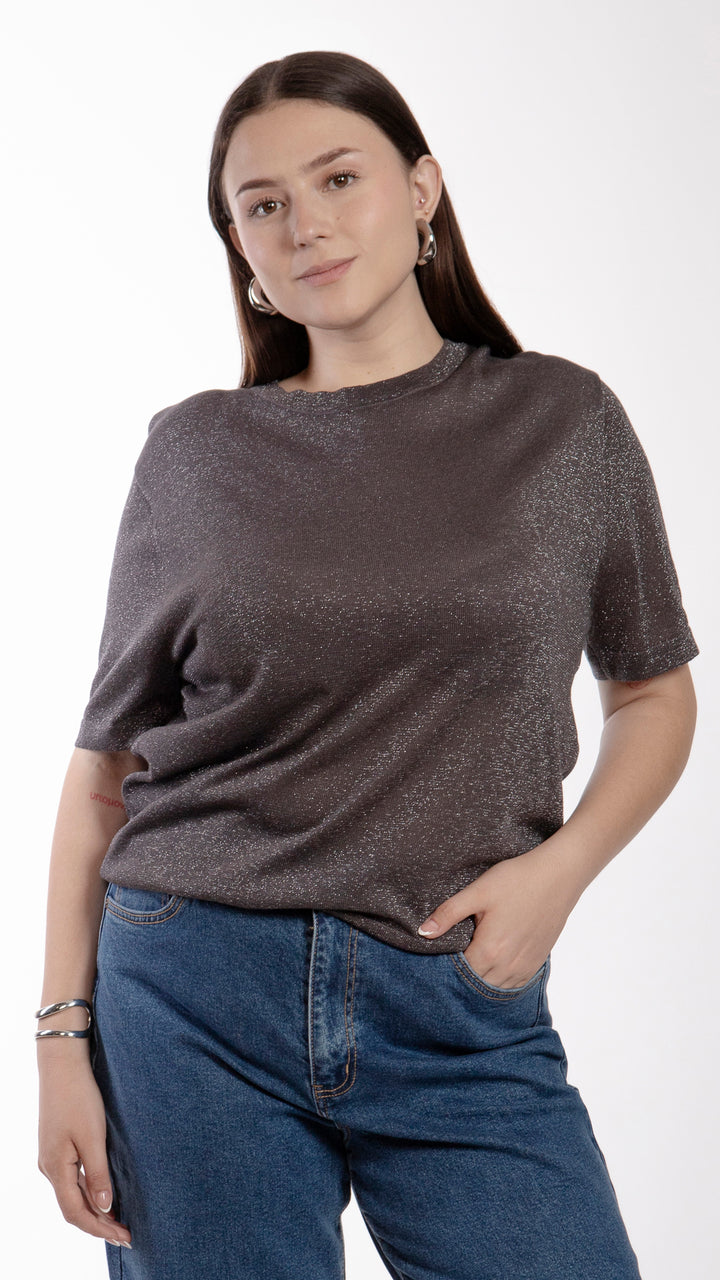 Blusa Manga Corta Curvy B Basic BB0287