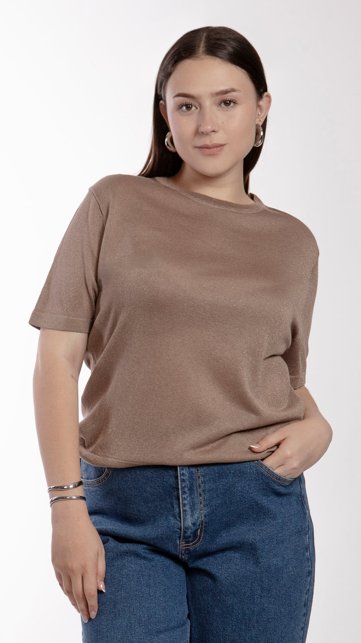 Blusa Manga Corta Curvy B Basic BB0287