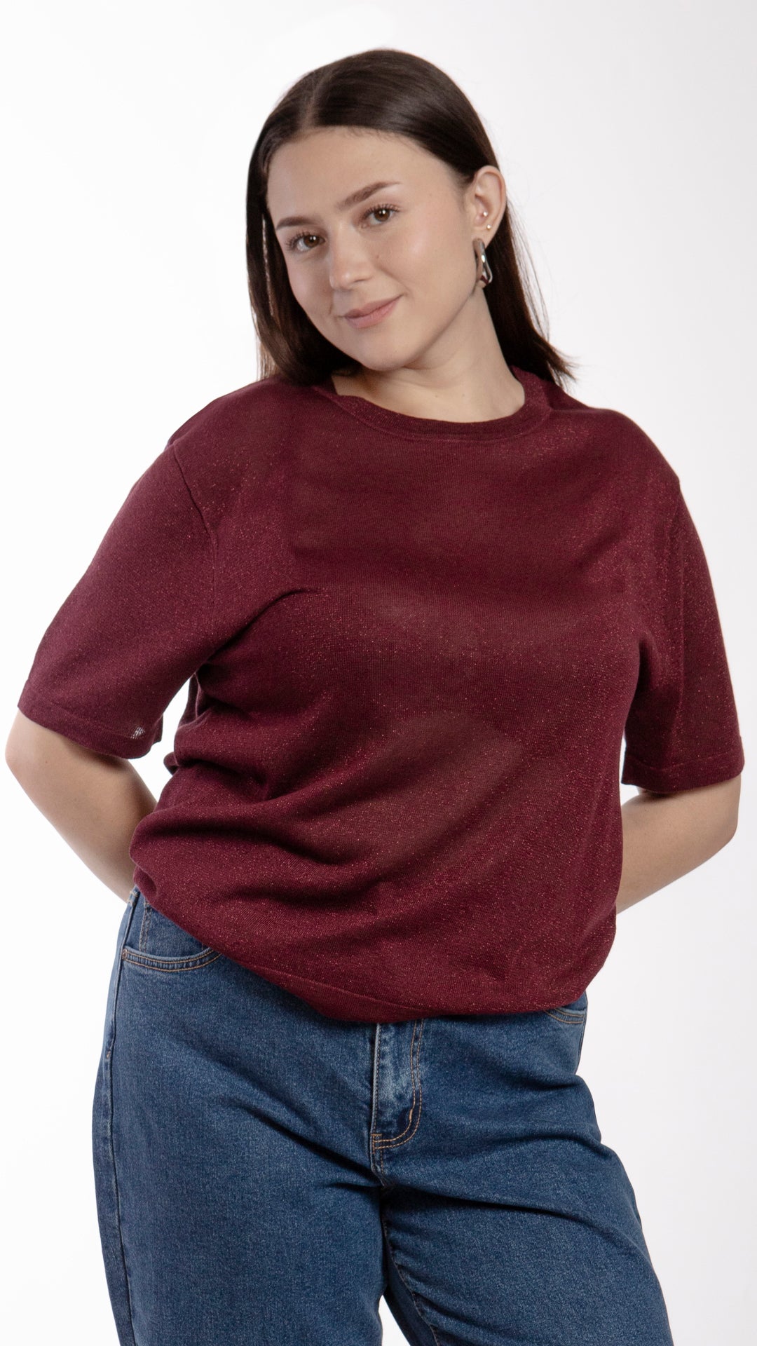 Blusa Manga Corta Curvy B Basic BB0287