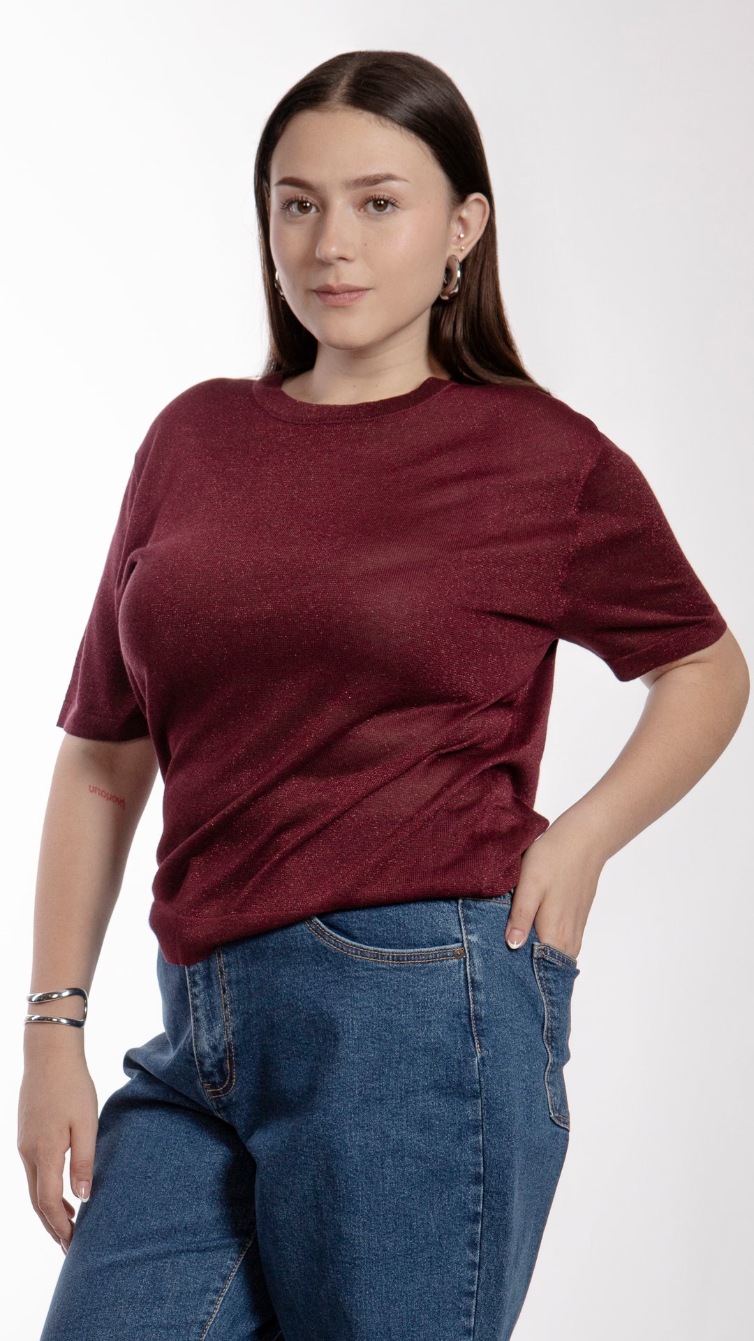 Blusa Manga Corta Curvy B Basic BB0287