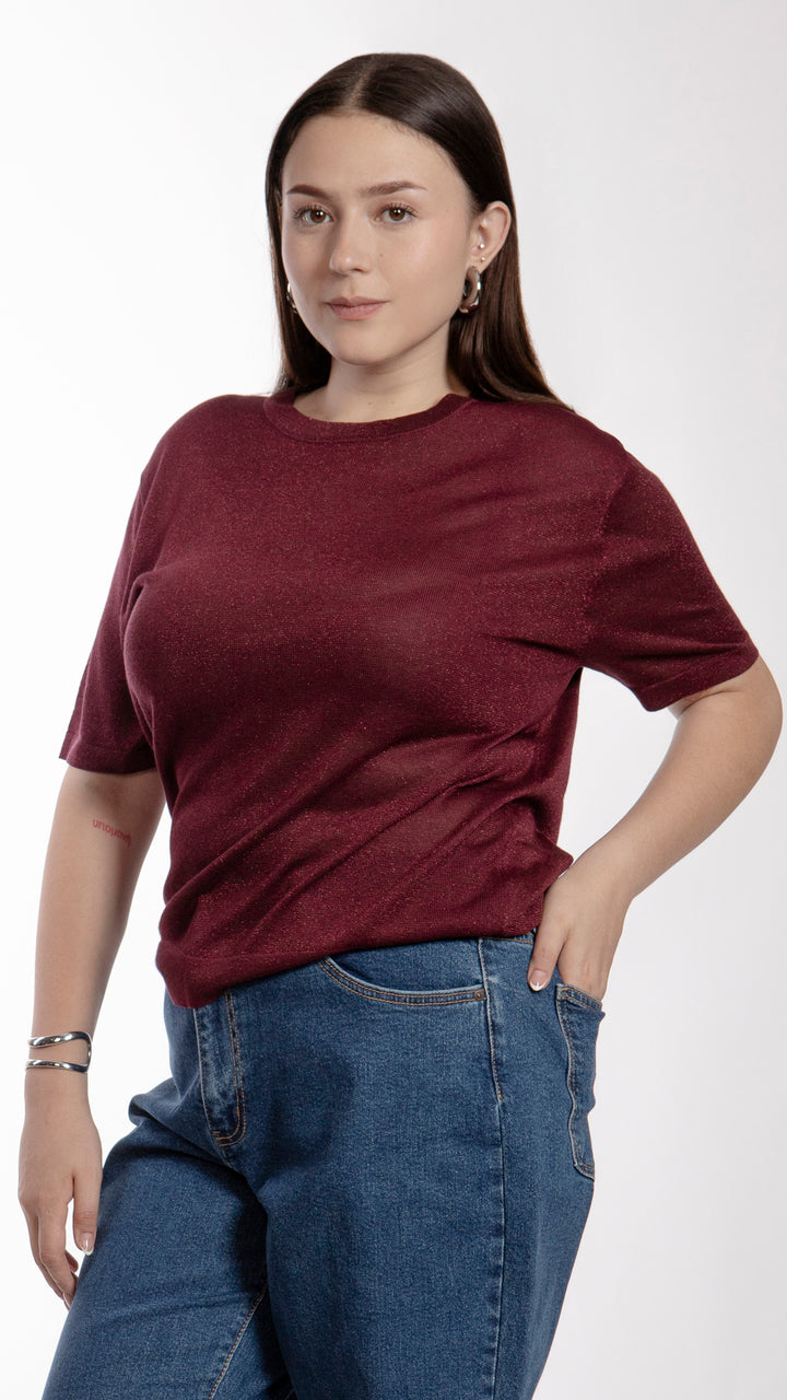 Blusa Manga Corta Curvy B Basic BB0287