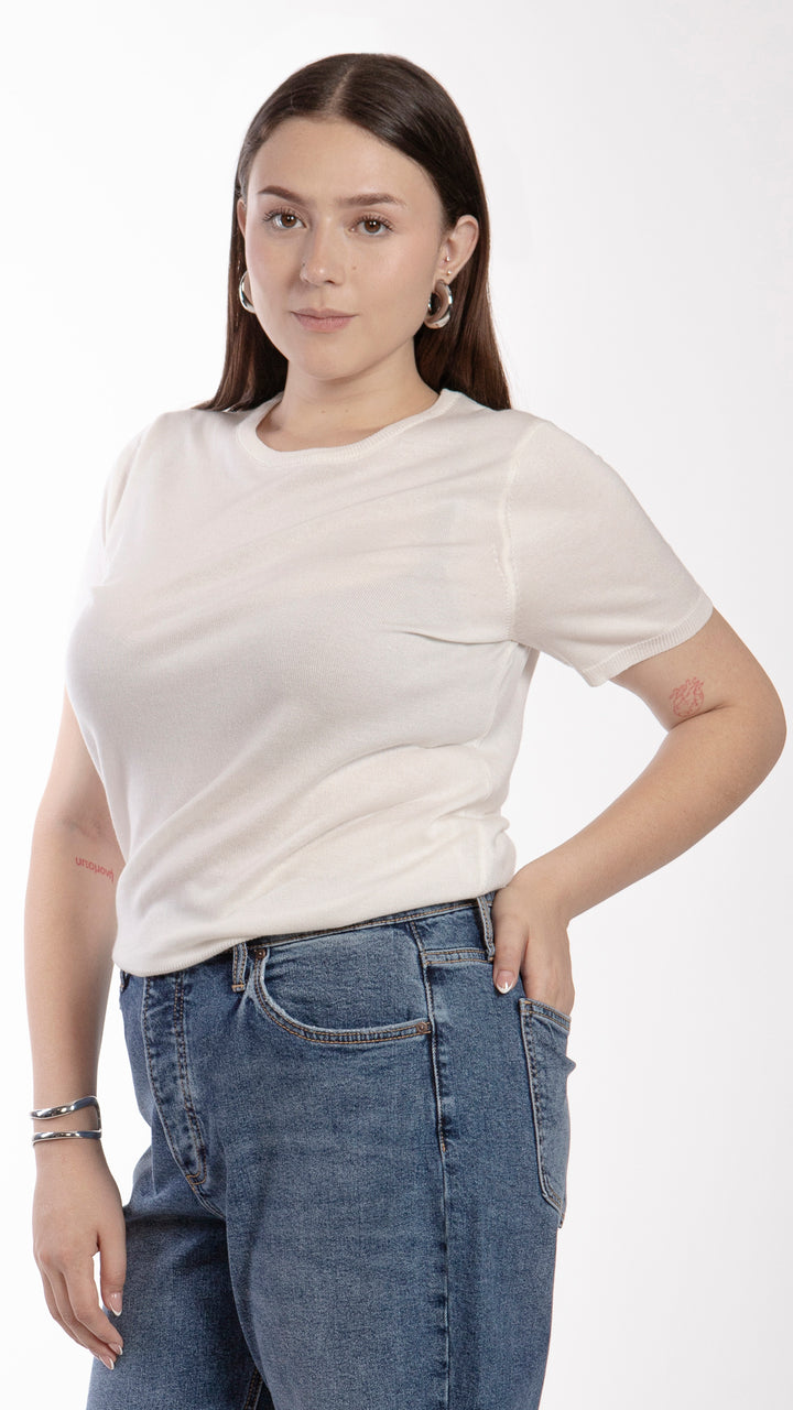 Blusa Manga Corta Curvy B Basic BB0288