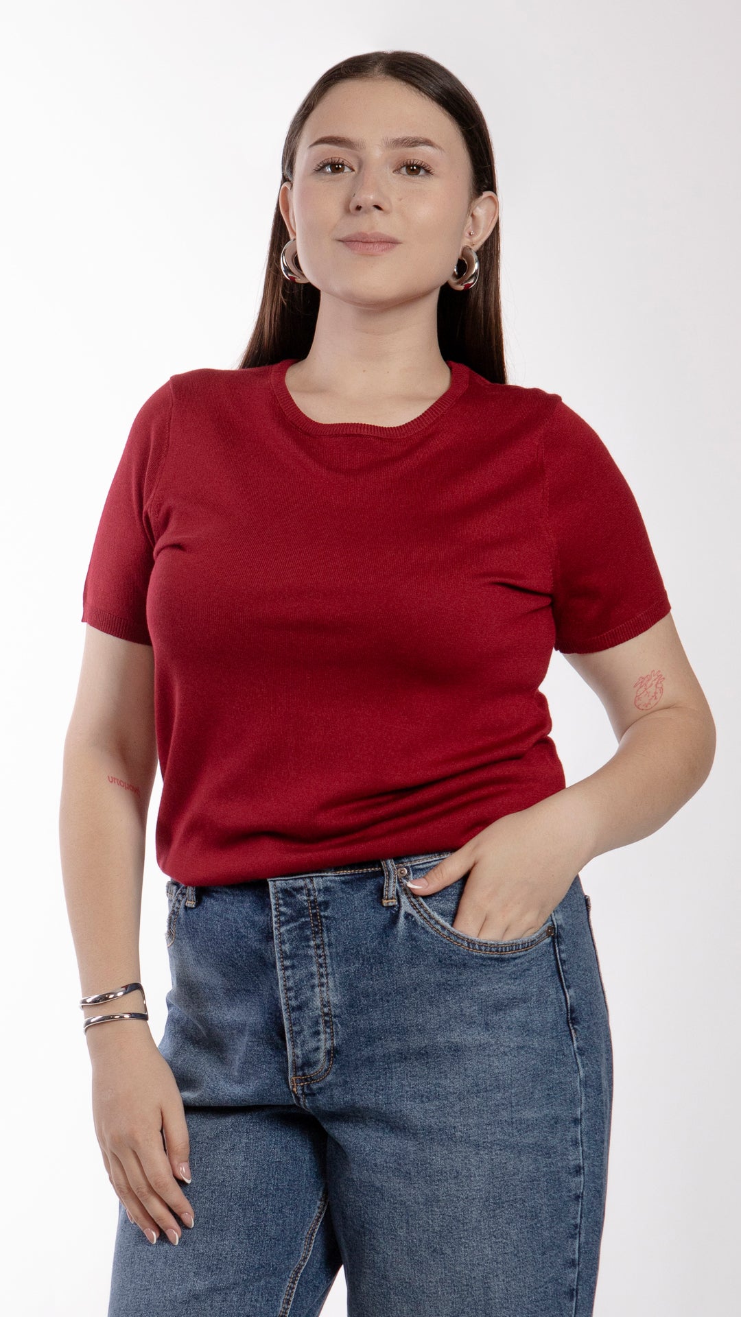 Blusa Manga Corta Curvy B Basic BB0288