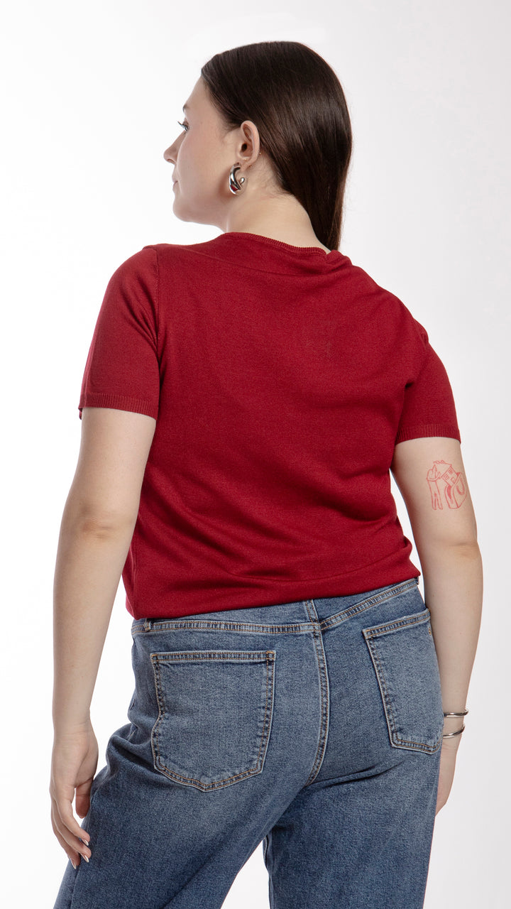 Blusa Manga Corta Curvy B Basic BB0288