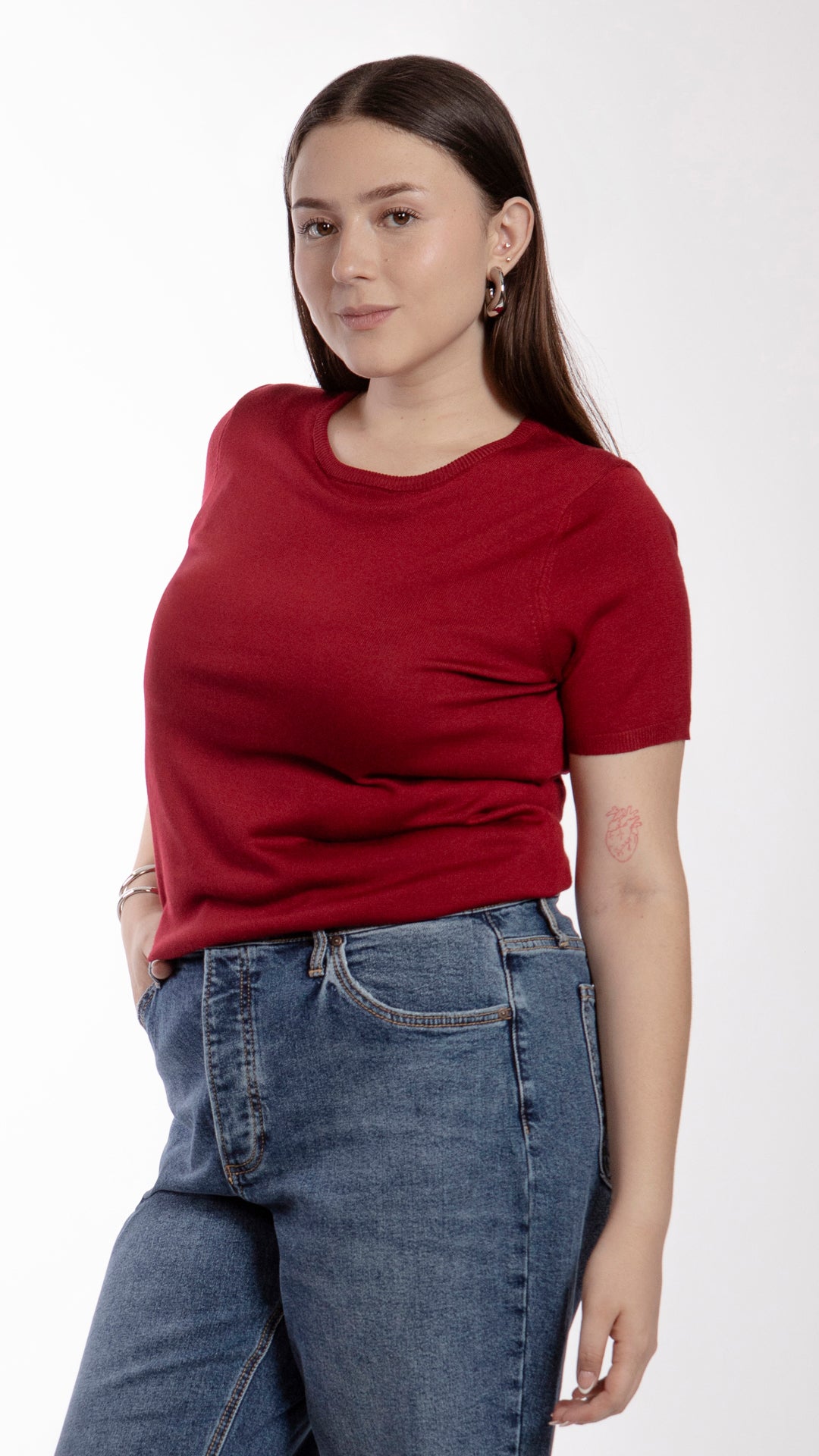 Blusa Manga Corta Curvy B Basic BB0288