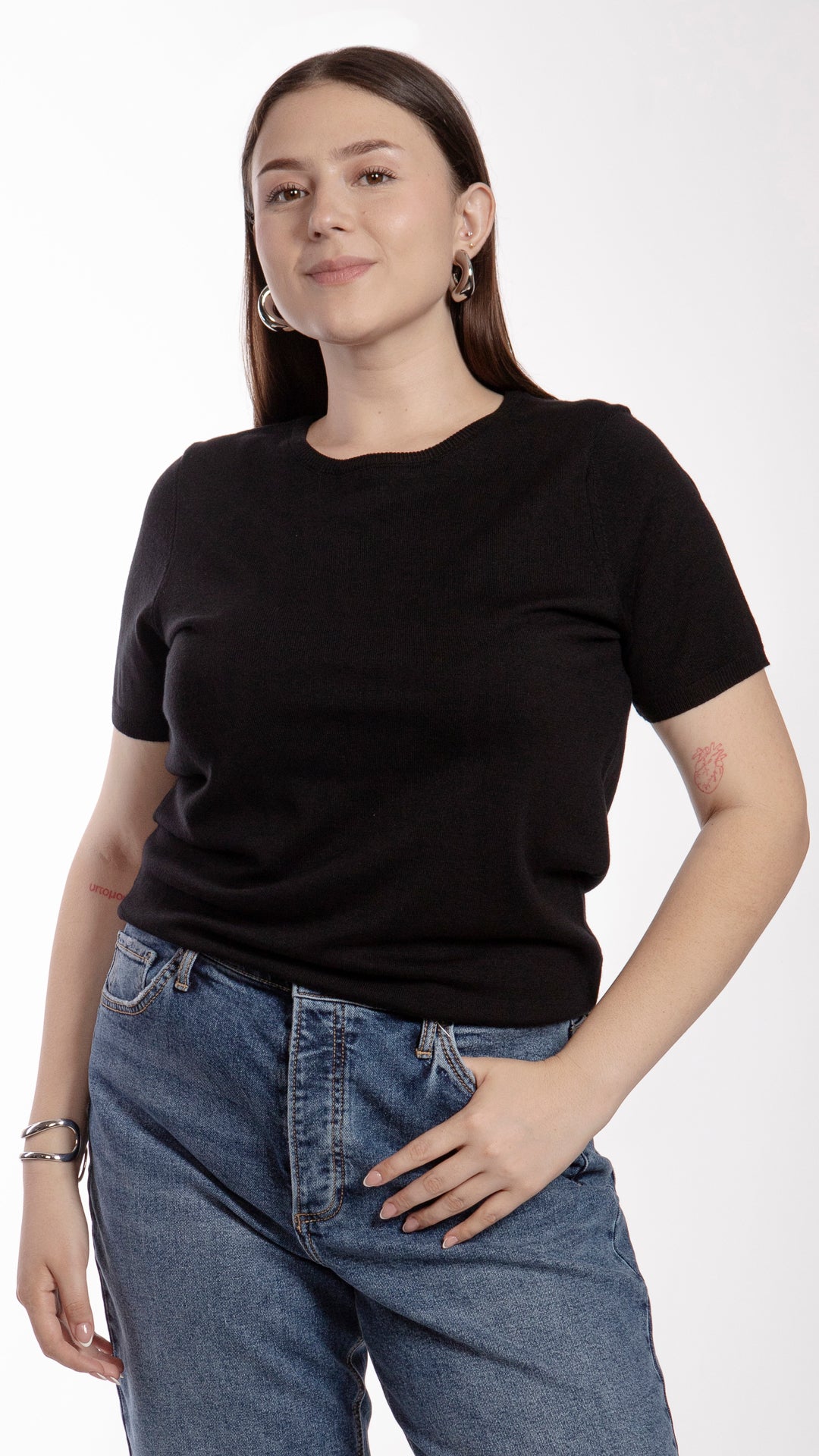 Blusa Manga Corta Curvy B Basic BB0288