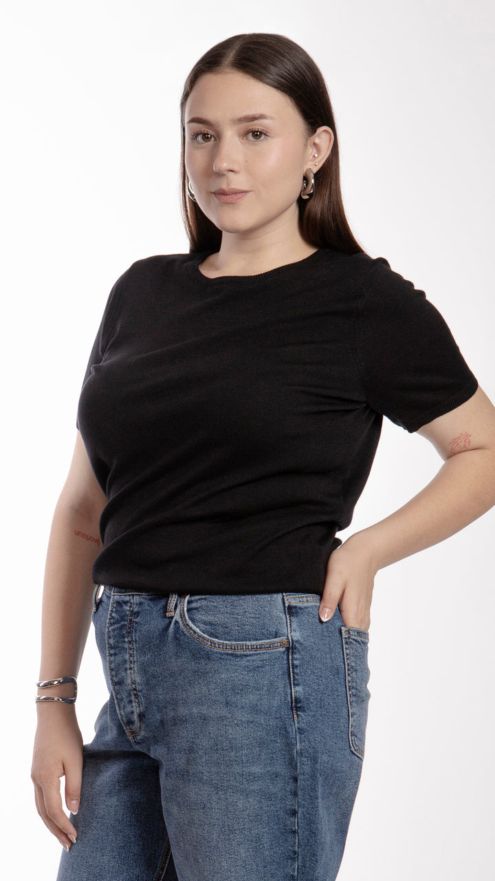 Blusa Manga Corta Curvy B Basic BB0288